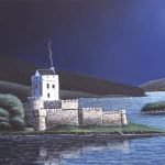 Doe Castle by Moonlight